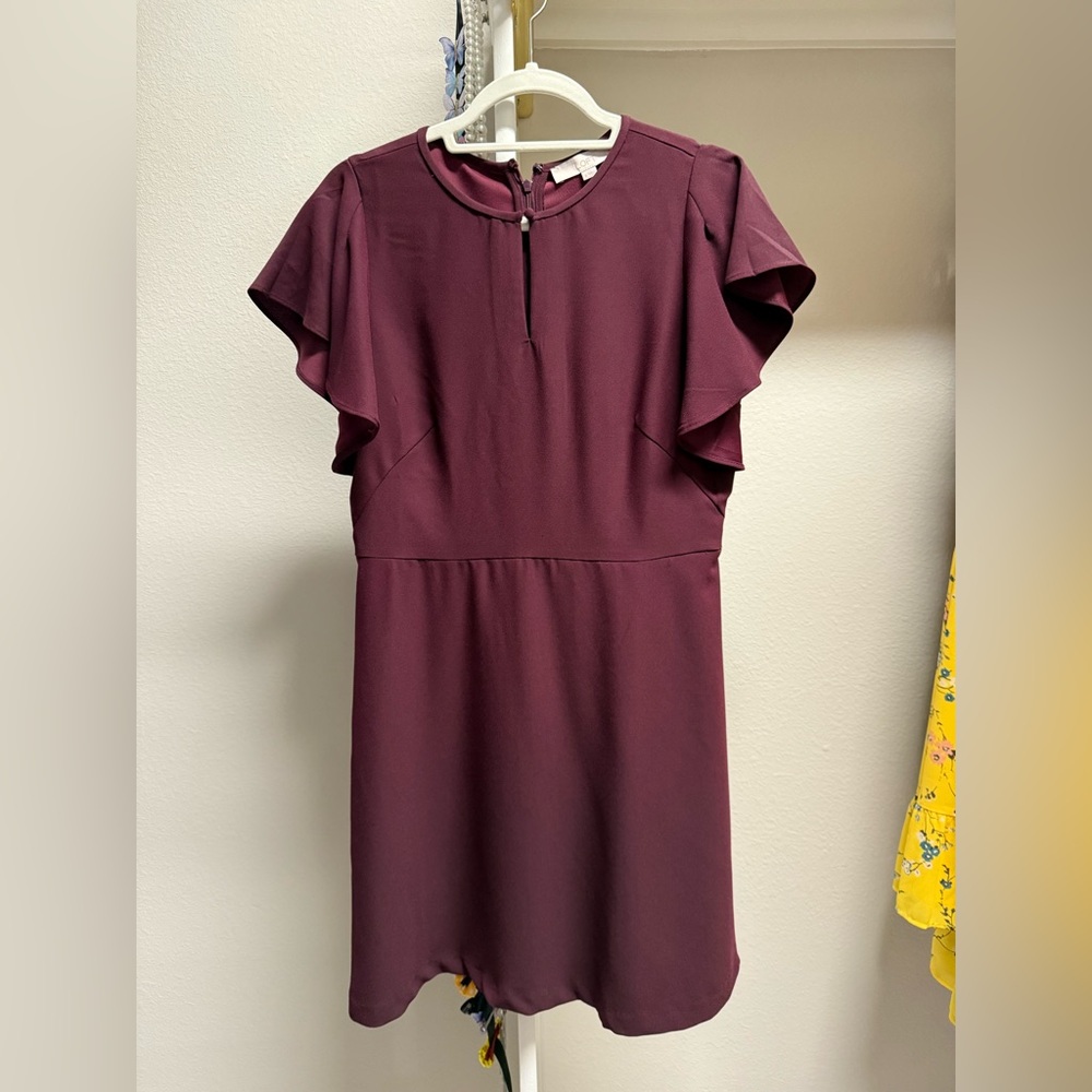 Size 8 Loft purple dress